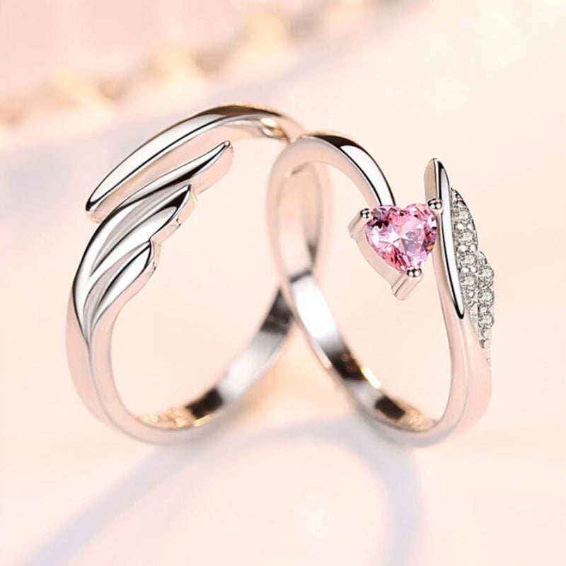 Conjunto de Anéis Rubelita em Prata 925 - LINHA PREMIUM