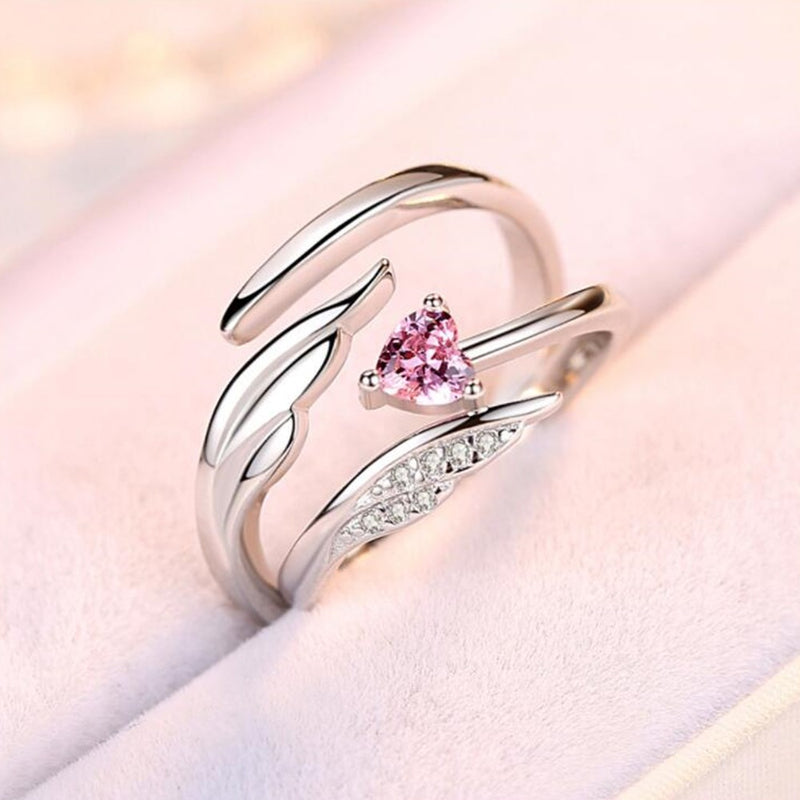 Conjunto de Anéis Rubelita em Prata 925 - LINHA PREMIUM